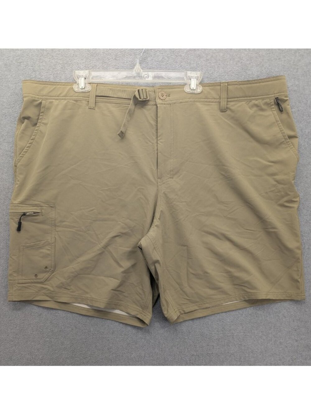 Realtree Fishing Shorts Mens 3XL Beige Quick Dry Stretch Outdoor Fishing